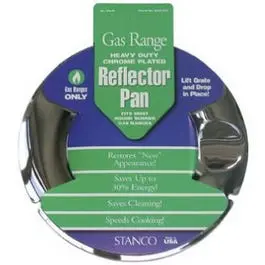 7-Inch Round Gas Range Reflector Pan Replacement Part Various