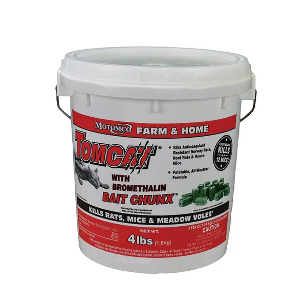 Tomcat Rat Bait Chunx Bromethalin Rodent Control