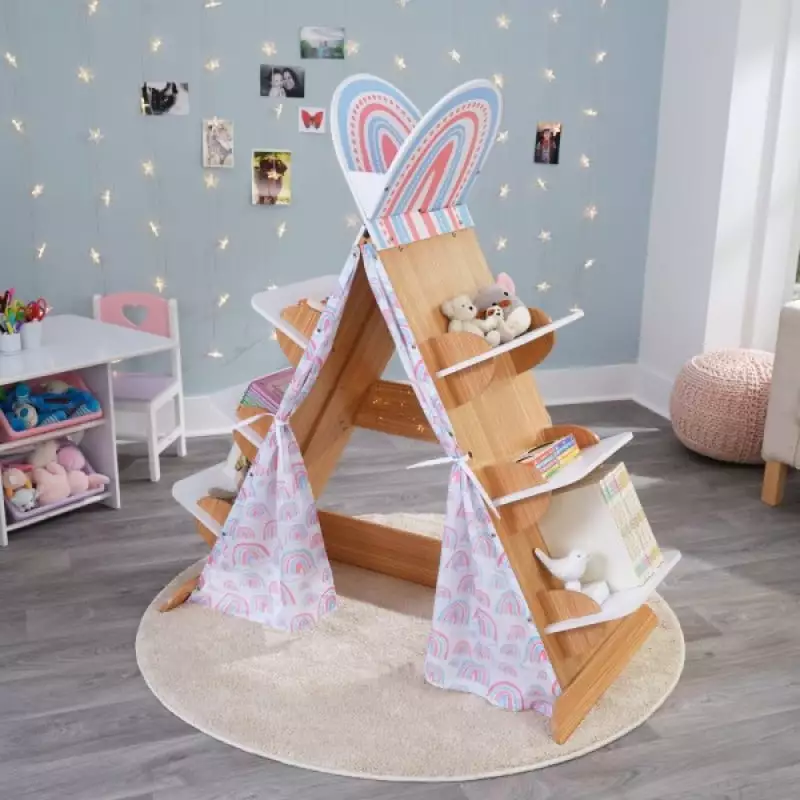Book Nook Tent Children Reading Practical Funny Solid Wood Structure Book Stopper Curtain Store Books NOBRAND