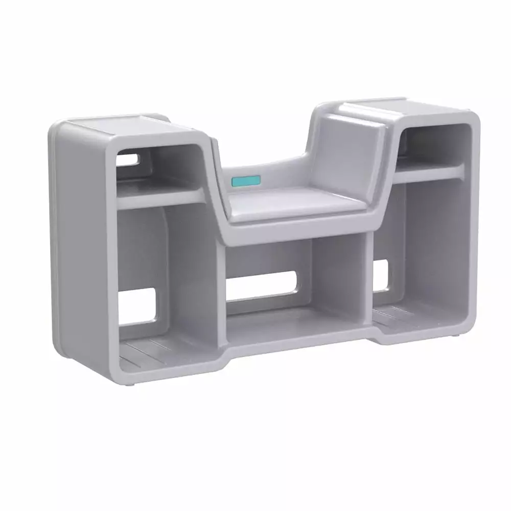 Cozy Cubby Book Nook Kids Bookshelf and Storage Built- Reading Seat Fully Assembled Unbrand
