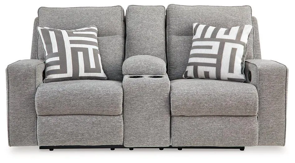Biscoe Power Reclining Loveseat - Dual Motor Electric Recliner Sofa