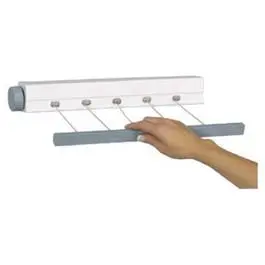 Mini 5-Line Indoor Retractable Clothes Dryer Space Saving Solution Household Essentials