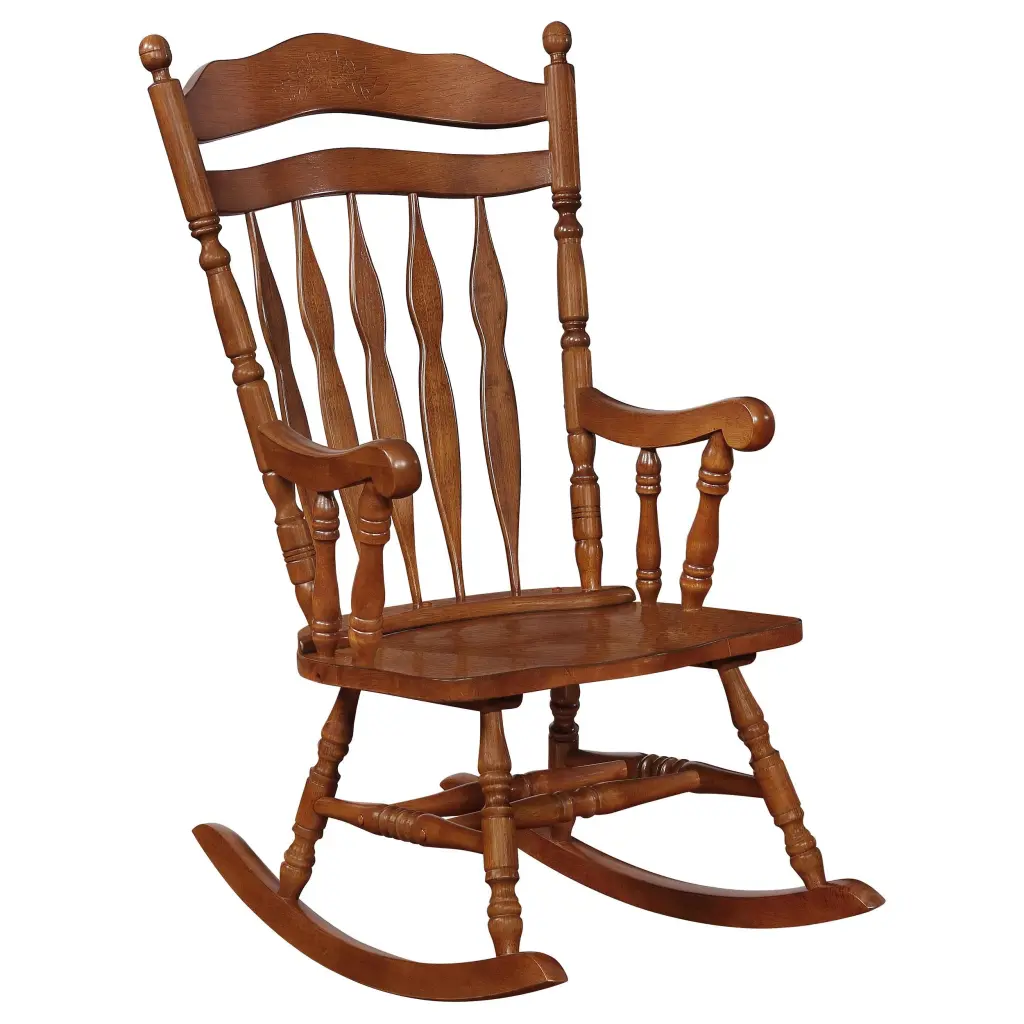 Aylin Rocking Chair Medium Brown Comfortable Living Room Seating