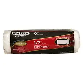 Paint Roller Cover Microfiber 1/2- Nap 9- Smooth Finish Master Painter Best