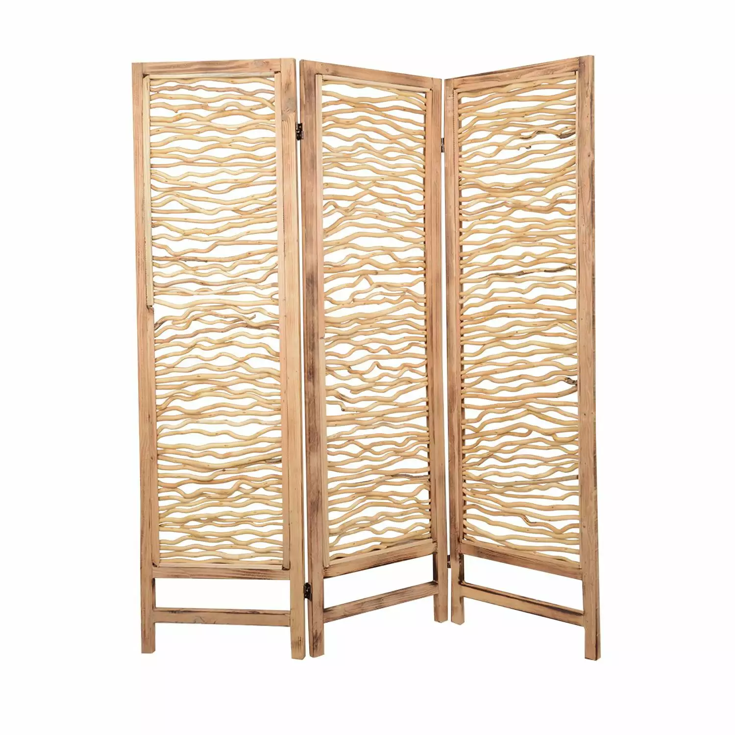 Bloomsbury Market Sosa 3 Panel Room Divider Freestanding Folding Screen Partition Screen Gems