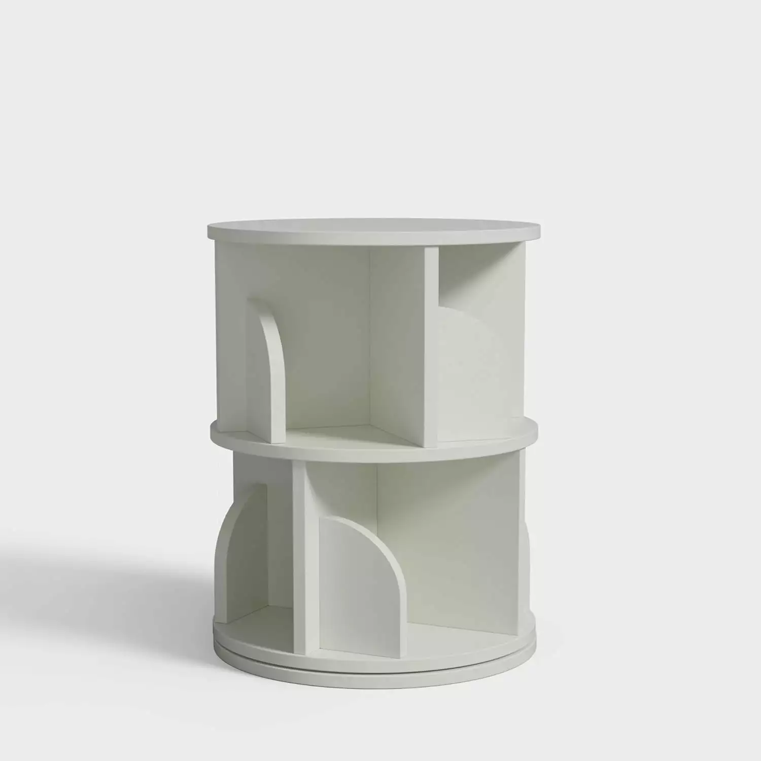 Rotating Bookshelf Small Corner Bookshelf 360 Display Floor Standing Bookcase WRP