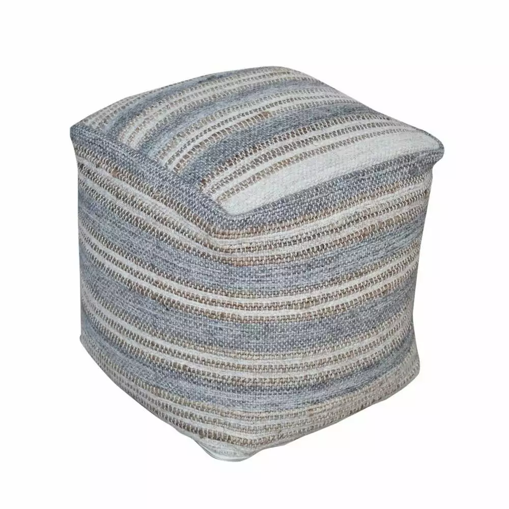 Woolley Hill 18 inch Pouf Bailey Street Home 208-Bel-3383287