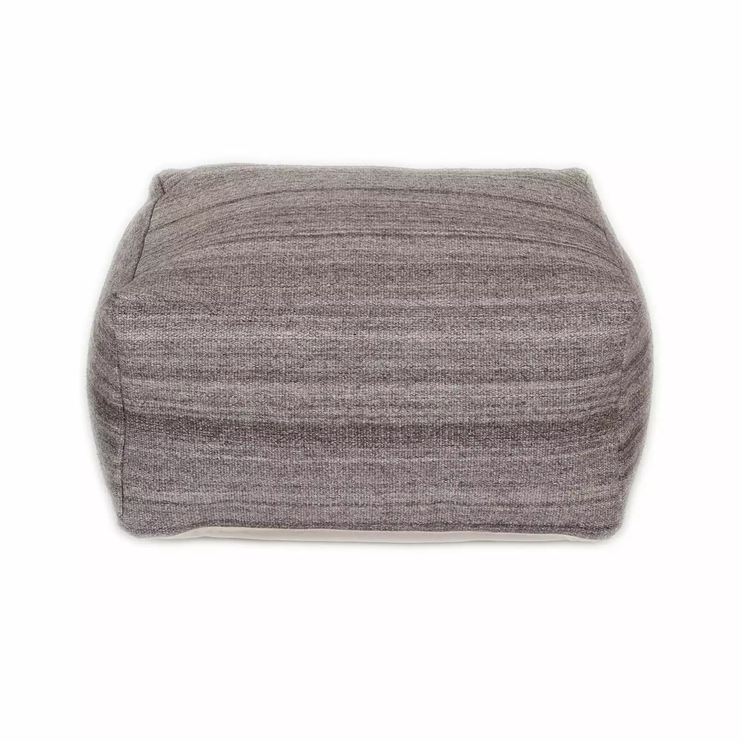 Parkland Gatherion Nadia Transitional Grayish Brown Pouf Parkland Collection