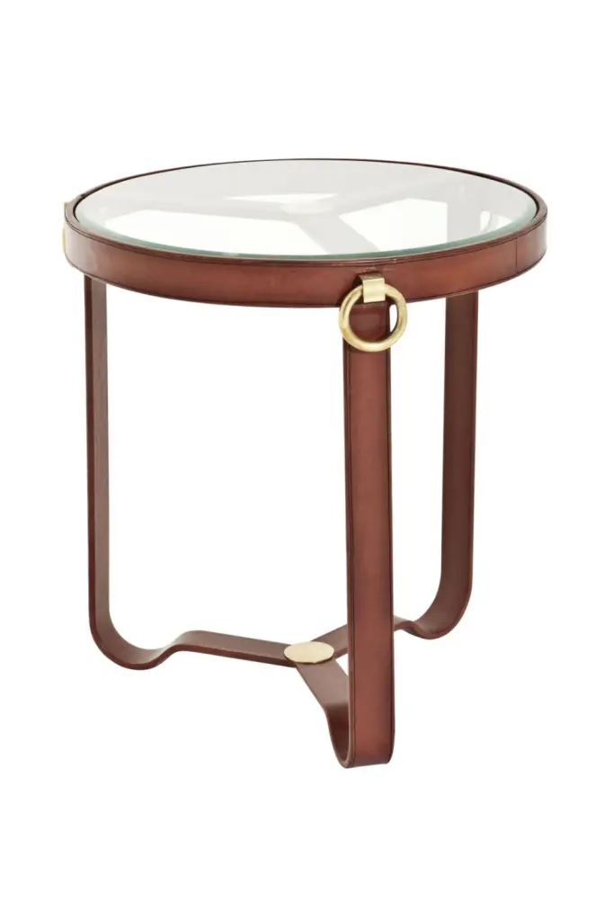 Eichholtz Belgravia Round Side Table Compact Living Room Accent