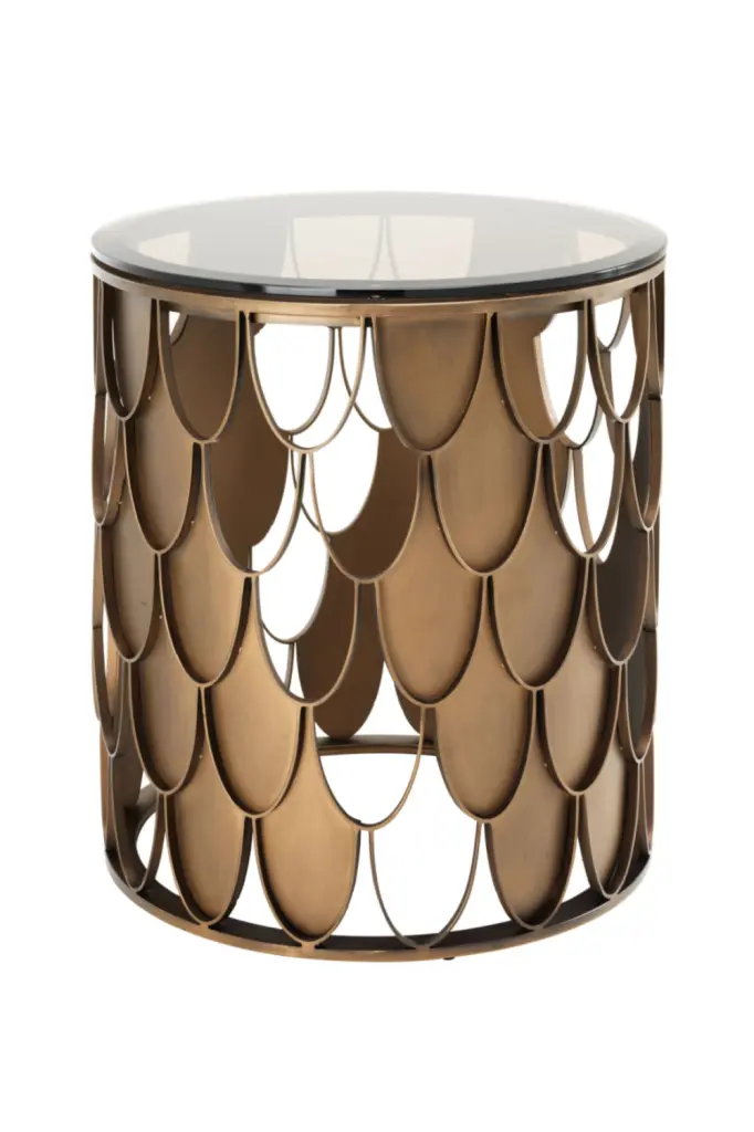 Eichholtz L'indiscret Round Side Table Modern Living Room Furniture