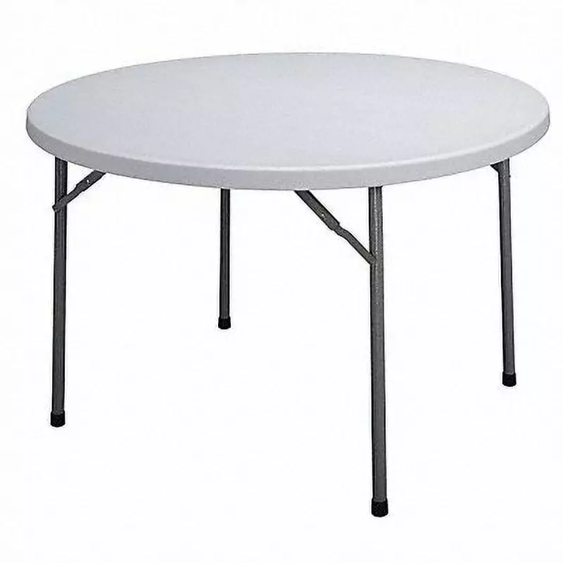 Round Polyethylene Folding Table - 60 Diameter Versatile Use