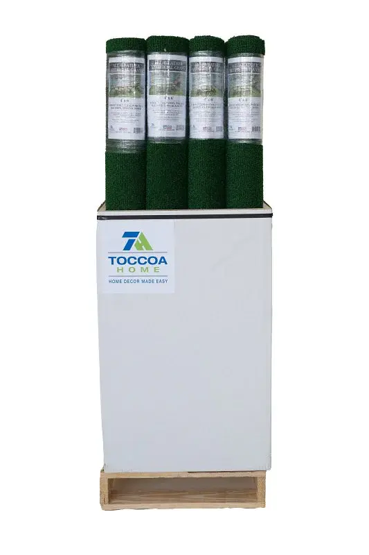 Dynasty Carpet 1140 Artificial Grass Carpet, 6 ft L, 4 ft W, Polypropylene Rug, Sage