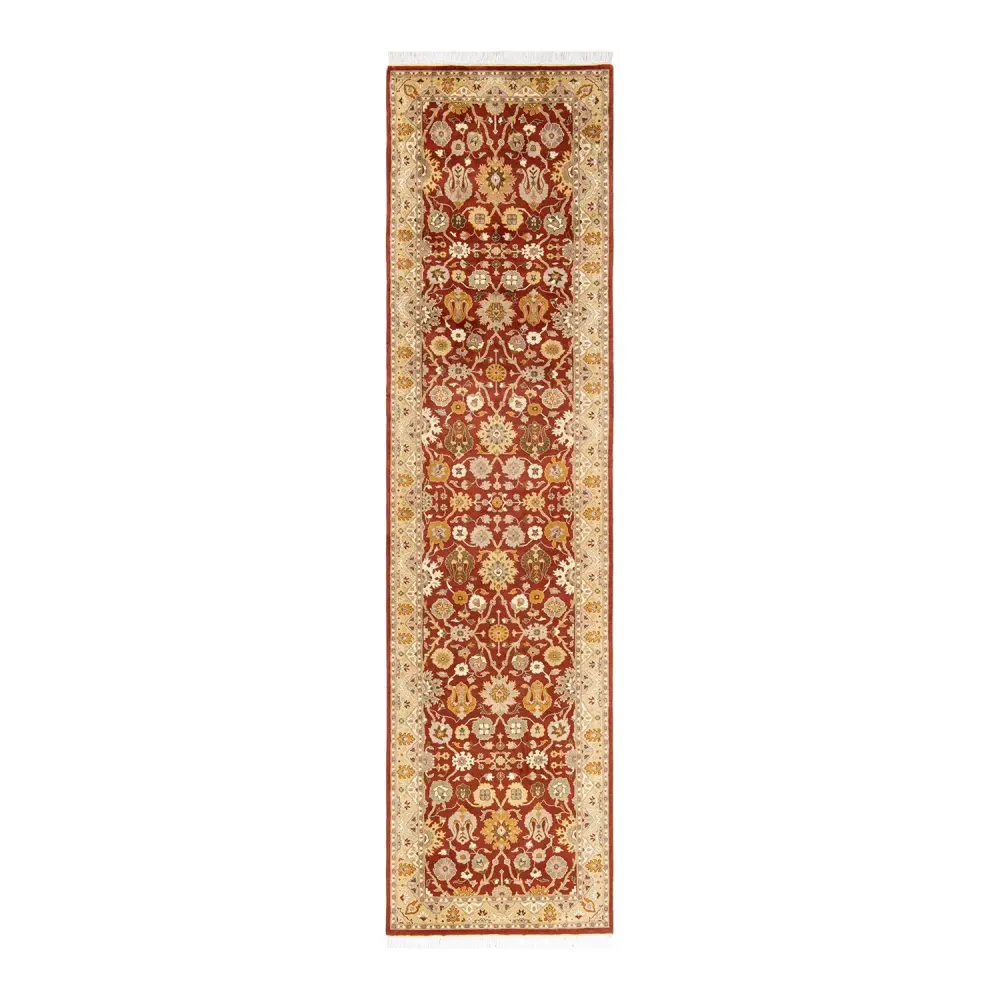 Cherry Traditional Wool Runner - 2'6" x 10'2"
