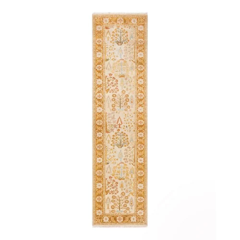 Ivory Time-honored Wool Runner - 2'7" x 10'2"