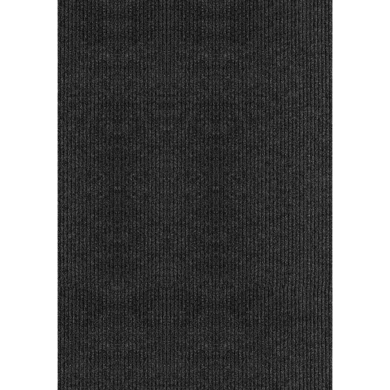 Multy Home MT1000124 Rug, 50 ft L, 26 W, Runner, Concord Pattern, Polypropylene Rug, Charcoal