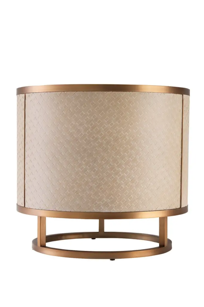 Woven Washed Oak Side Table Eichholtz Napa Valley Rustic End Table