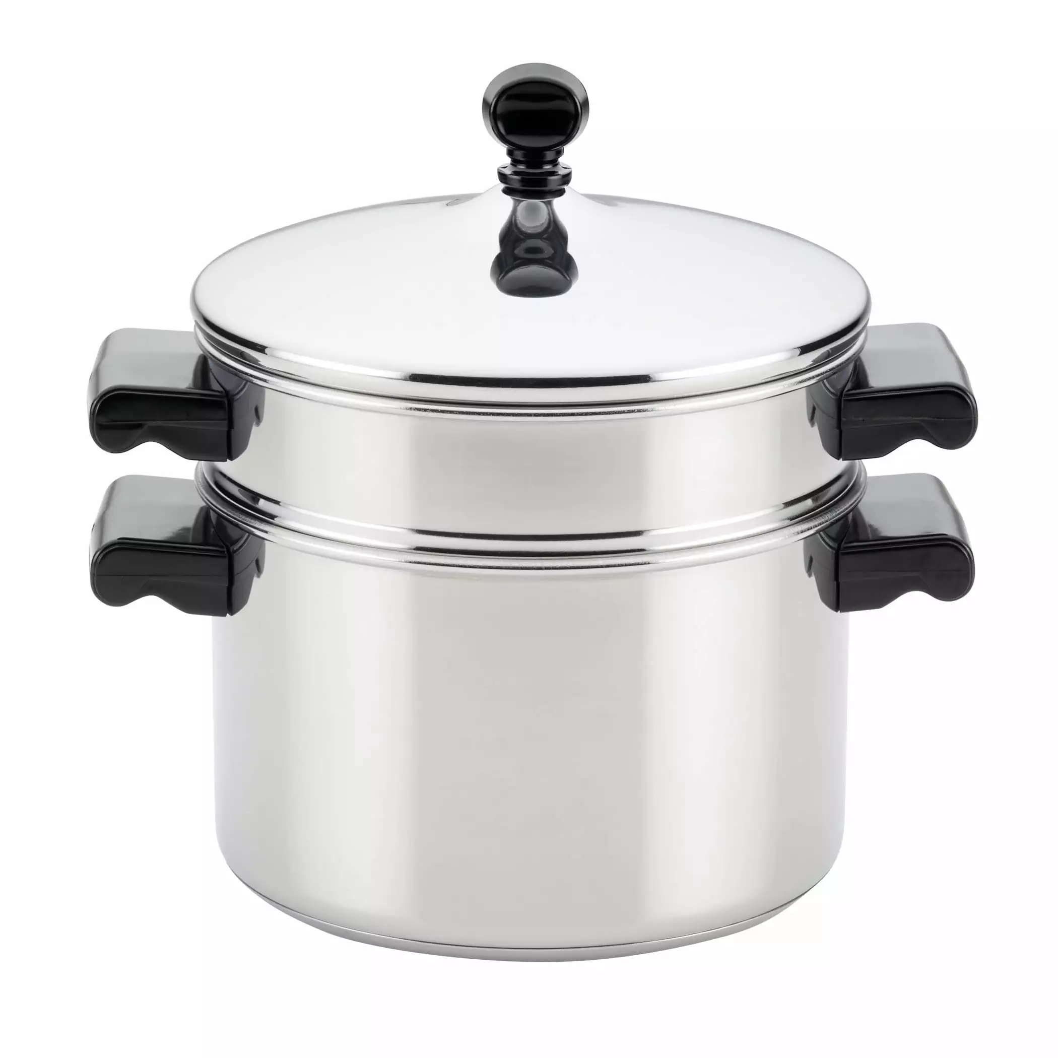 Farberware Classic Stainless Steel 3-Quart Stack 'n' Steam Saucepot and Steamer