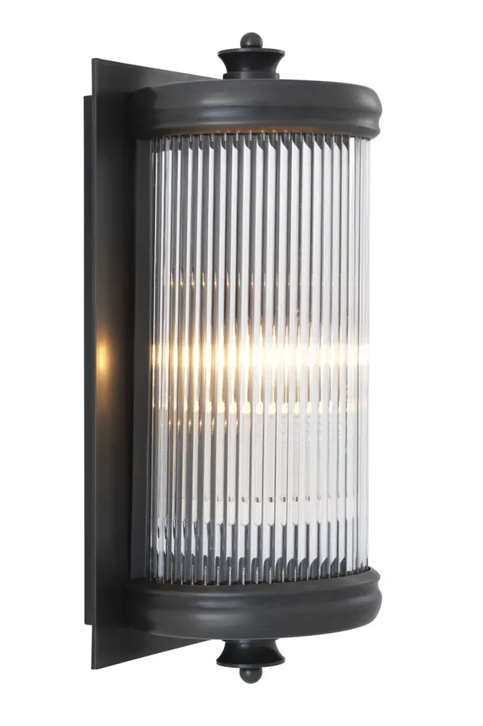 Bronze Wall Lamp Small Eichholtz Glorious Contemporary Sconce Light