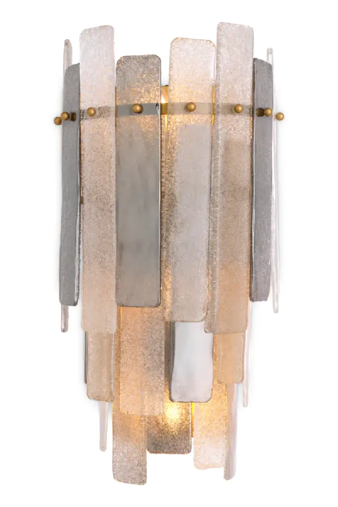 Eichholtz Greyson Gold Artisan Wall Lamp Luxury Home Lighting