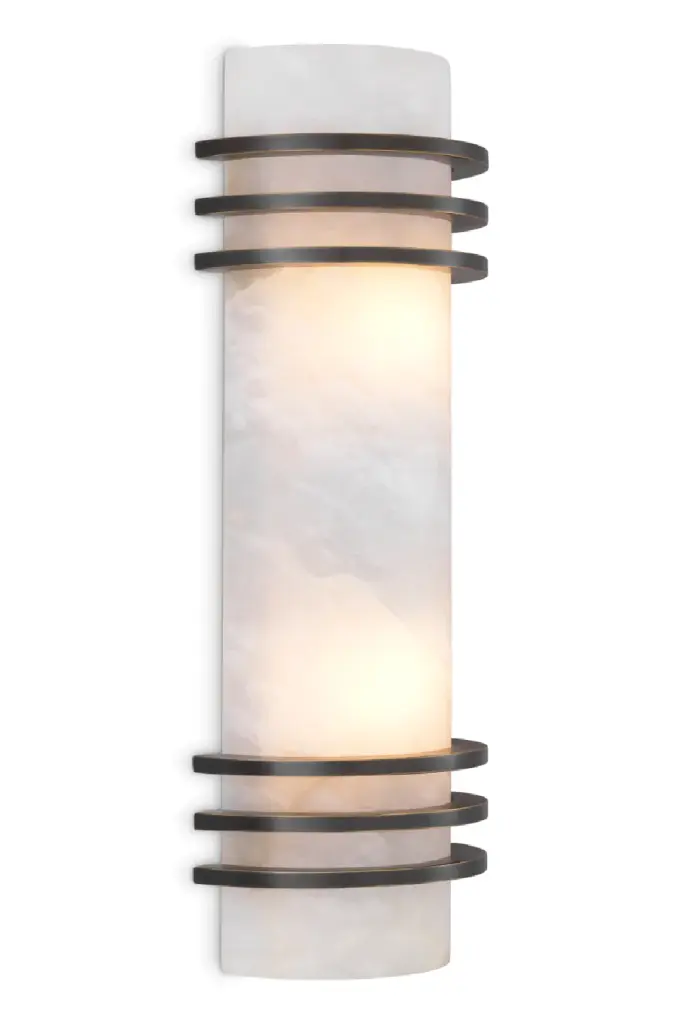 Eichholtz Premuda Modern Alabaster Wall Lamp Contemporary Decor