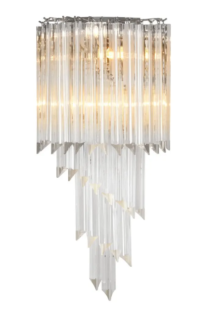 Glass Wall Lamp Eichholtz Marino Modern Sconce Lighting