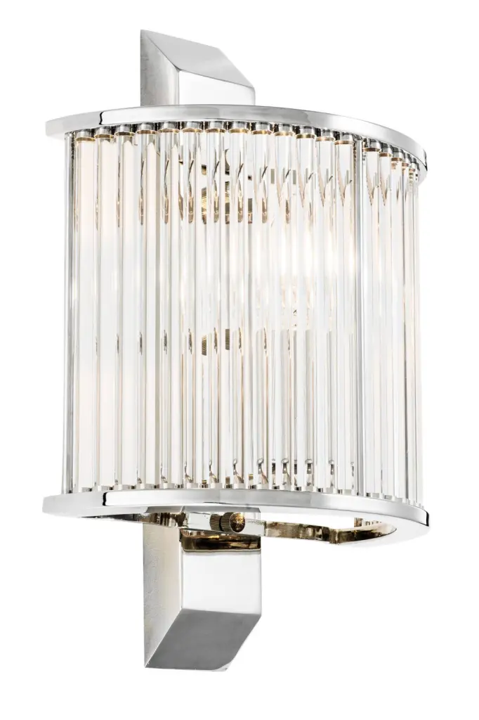 Silver Wall Sconce Eichholtz Oakley Modern Lighting Fixture