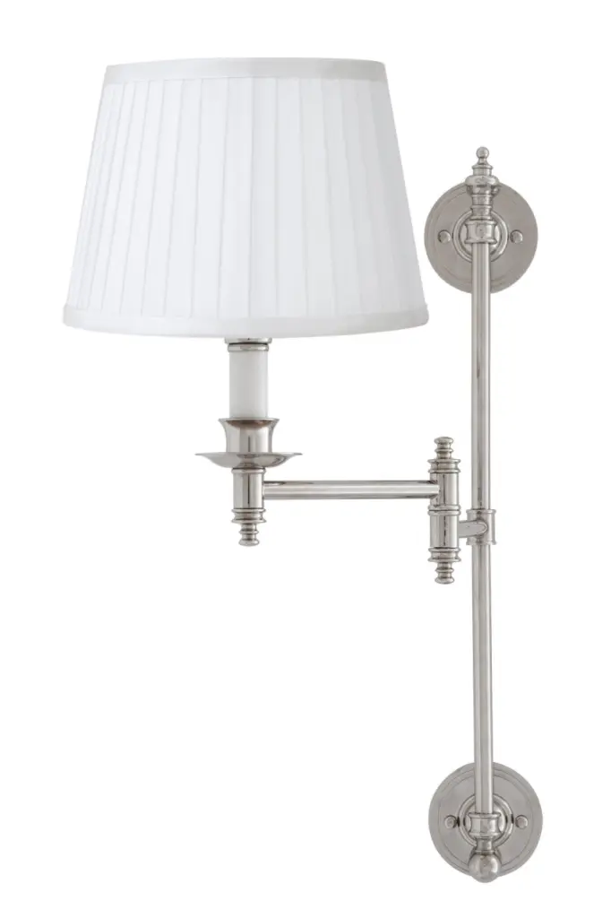 White Wall Lamp Eichholtz Indigo Modern Sconce Lighting Fixture