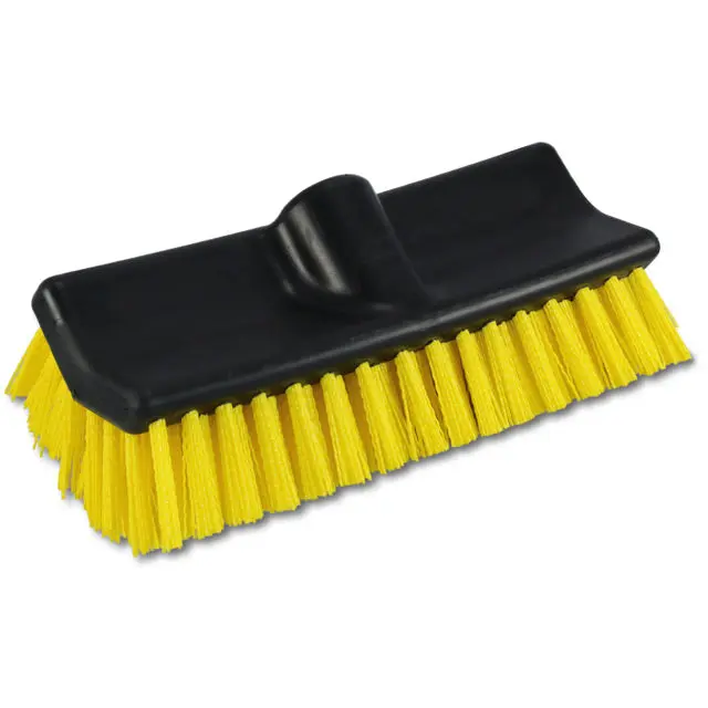 Quickie Scrubbing Brushes Professional Flow Thru Bi-Level Brush Tough Cleaning