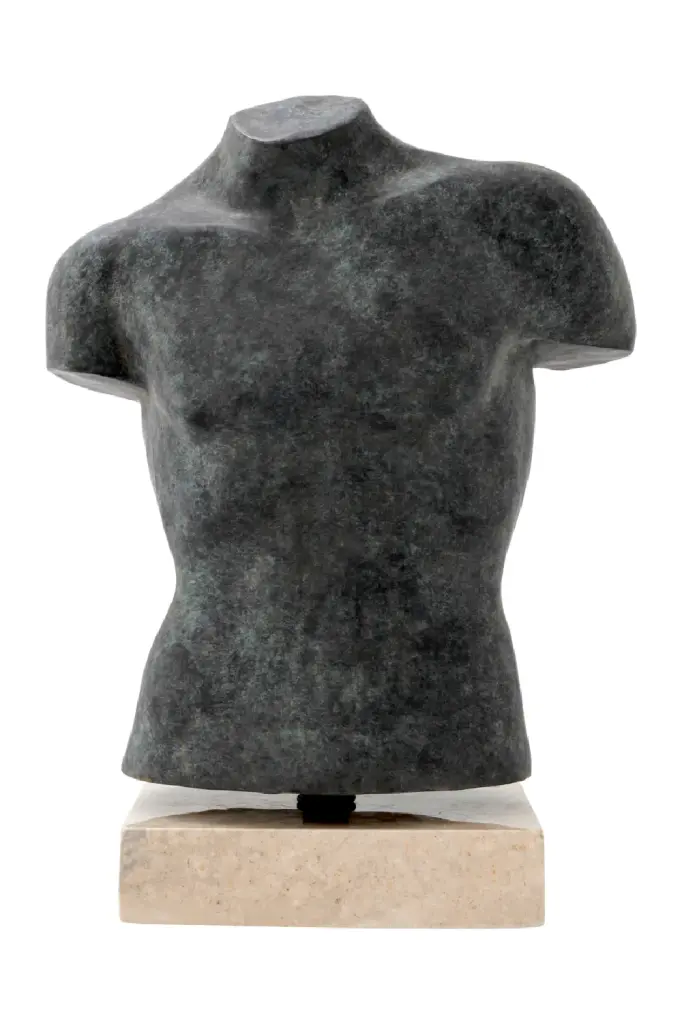 Exquisite Aristo Torso Sculpture Eichholtz Aristo Art Decor