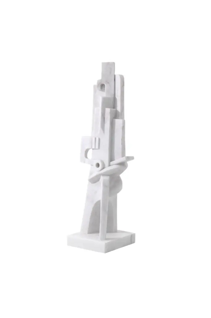 White Marble Statue Eichholtz Atticus Modern Home Decor Sculpture