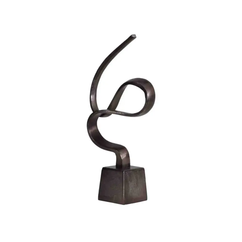 Aluminium Wellness Sculpture - Metallic Rustic gold