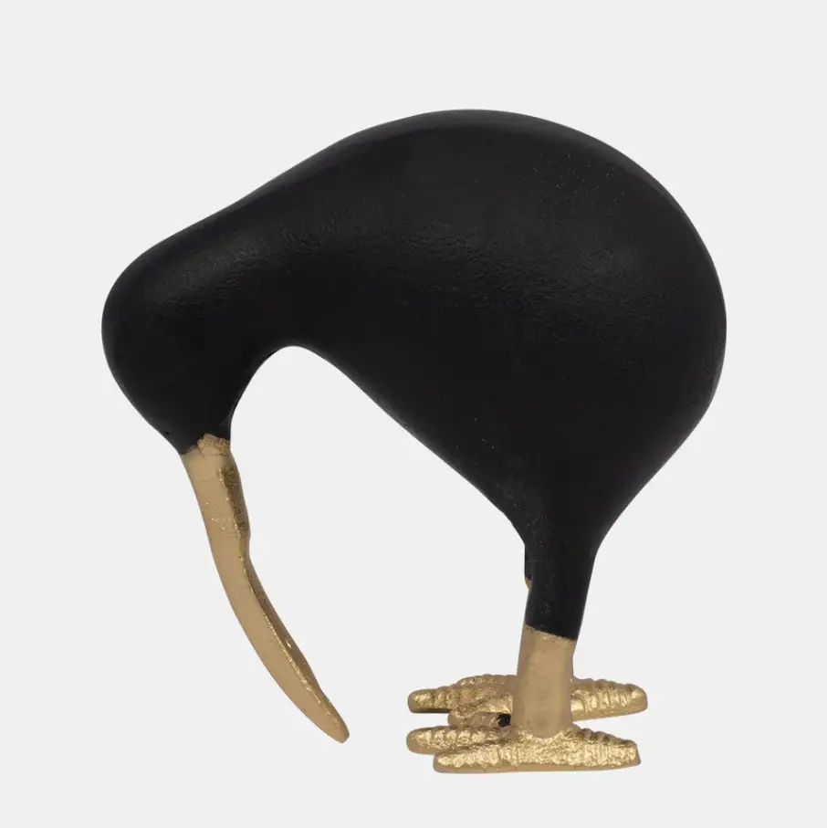 Kiwi Child, Jet-black & Gold