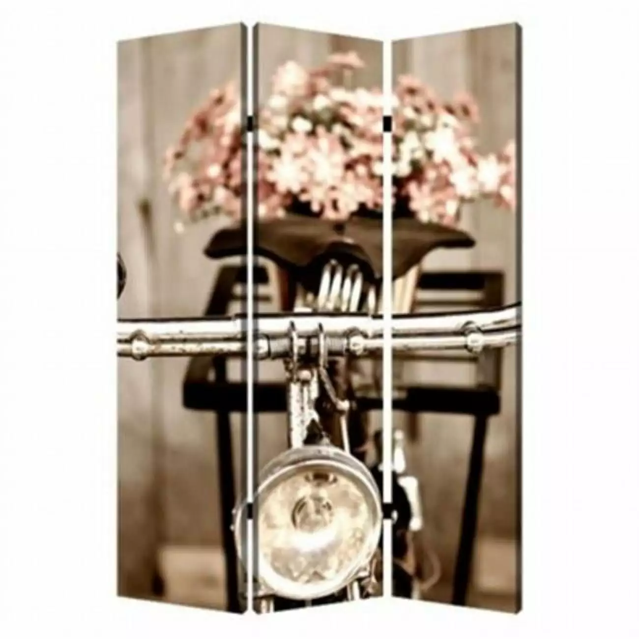Valentine Themed Folding Room Divider Screen Decorative Privacy Panel Jagged Designs