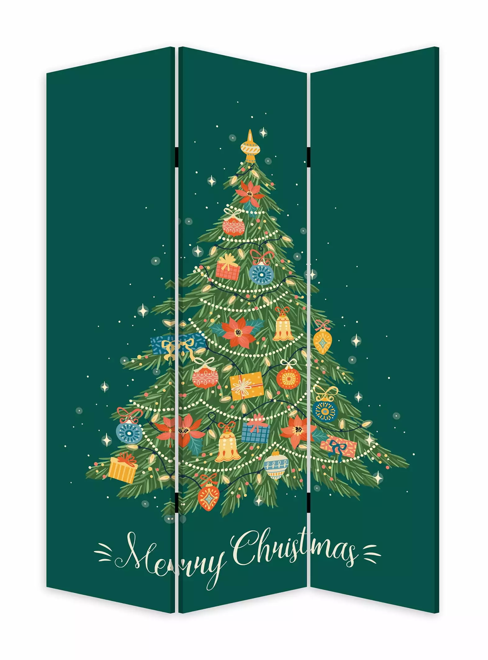 Screen Gems Christmas Themed Decorative Room Divider SG-398