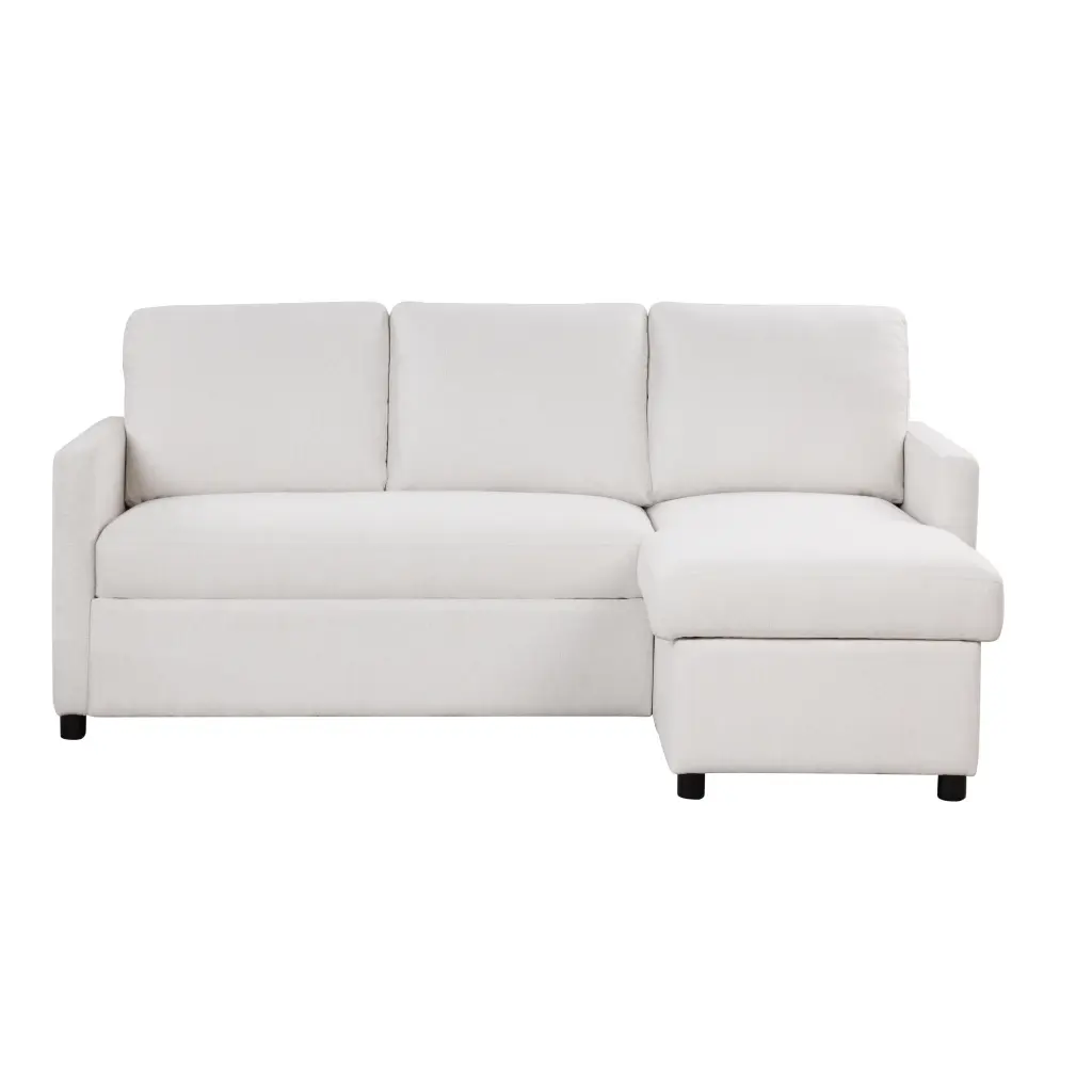 Serta Warren Modern Sectional Sofa Cream Fabric Living Room Couch Lifestyle Solutions