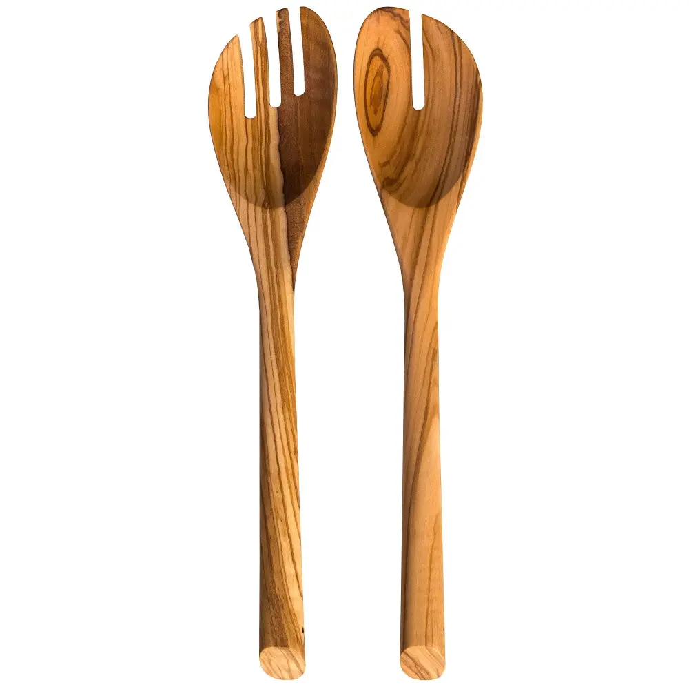 Rock & Branch® Olive Wood Salad Serving Place