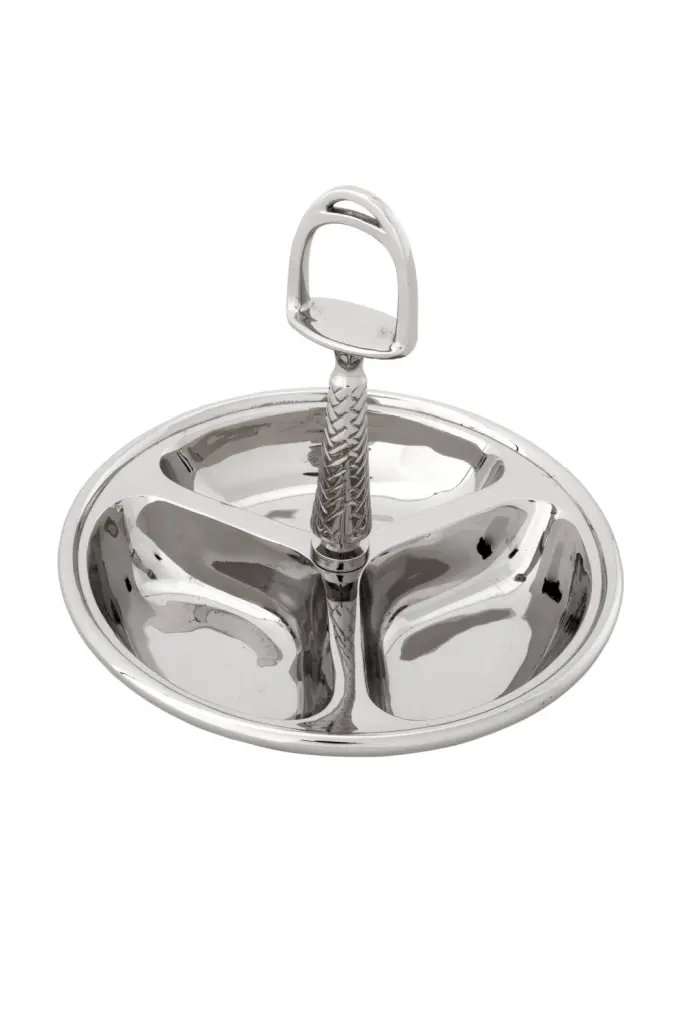 Eichholtz Wisard Silver Nut Bowl Elegant Serving Dish