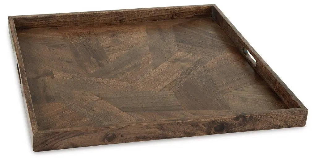 Heddford Tray - Decorative Serving Tray Handles Coffee or Breakfast