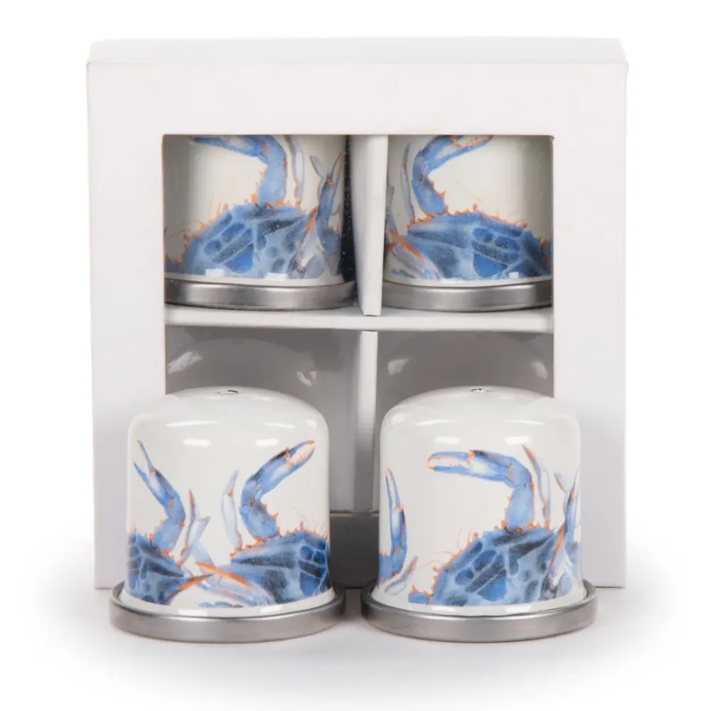 Ergonomic Turner Blue Crab Salt & Pepper Adjust