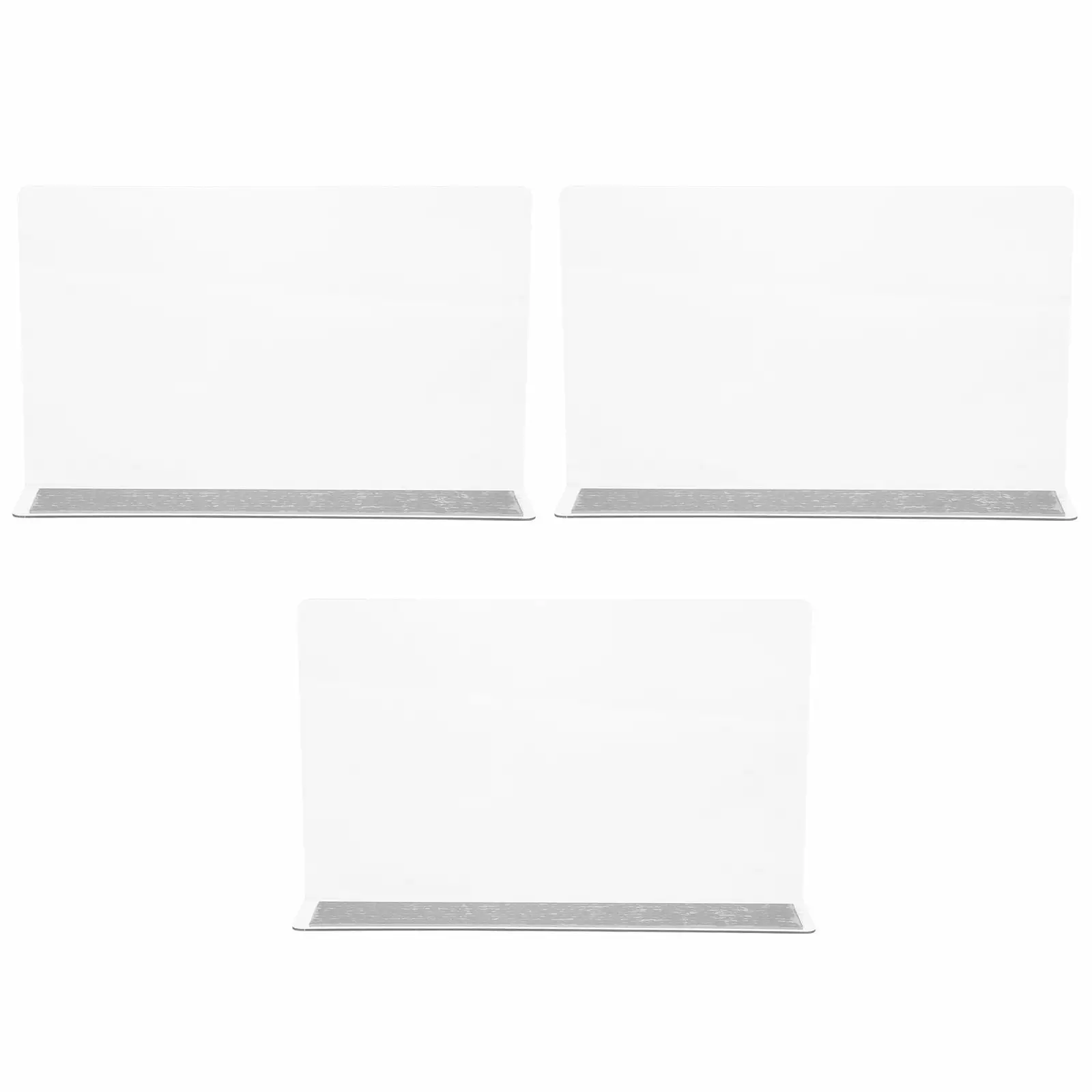 COSLUS 3pcs Plastic Shelf Divider Store Goods Separator Side Divider Clapboard