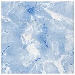 Marble Baby Blue Adhesive Shelf Liner 18-Inch x 9-Foot Magic Cover