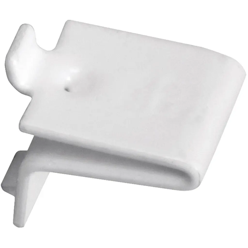 Knape & Vogt 256 Series White Steel Mortise-Mount Pilaster Shelf Support 12-Count Knape u0026 Vogt