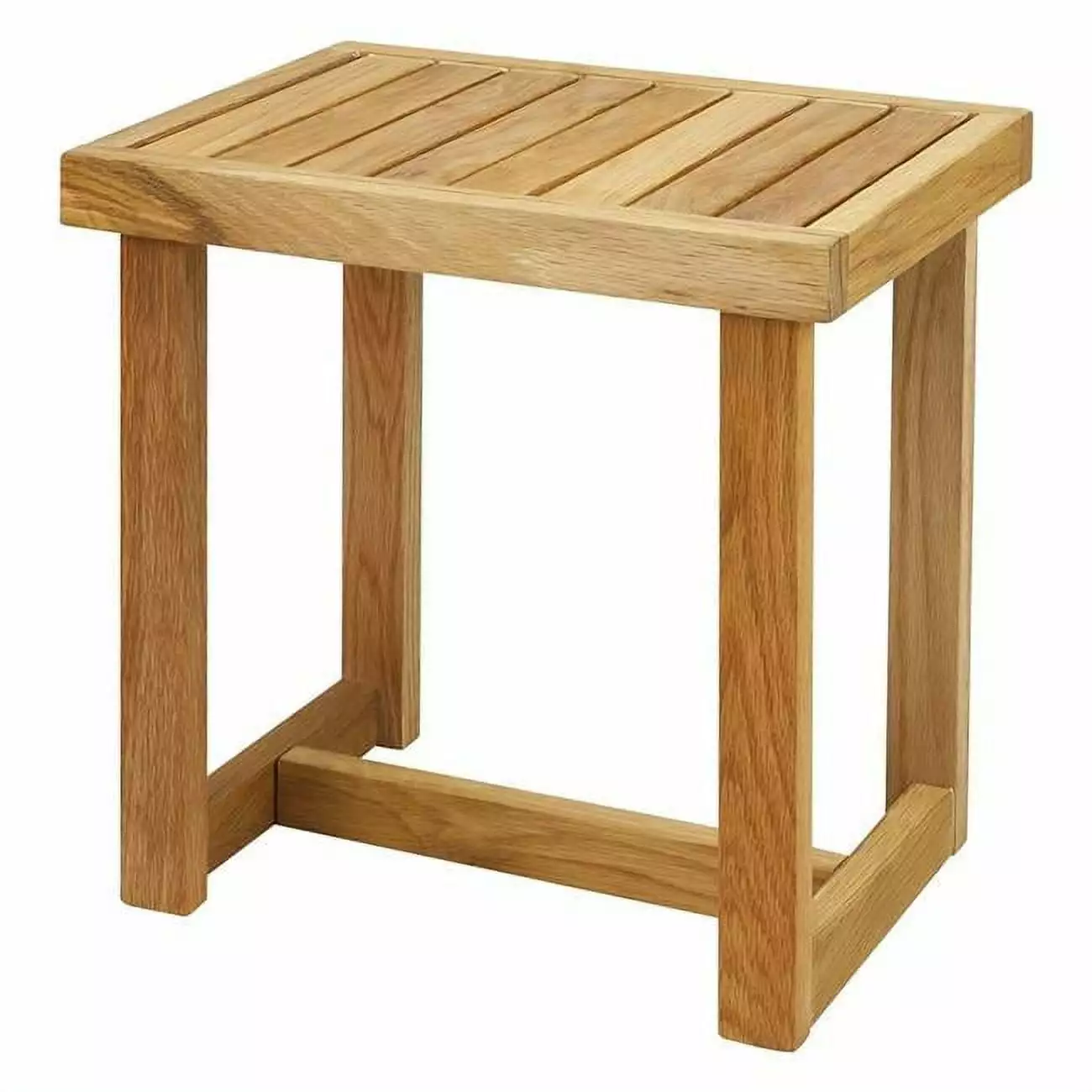 18 Solid American White Oak Shower Bench Bathroom or Spa Benches Doba BNT