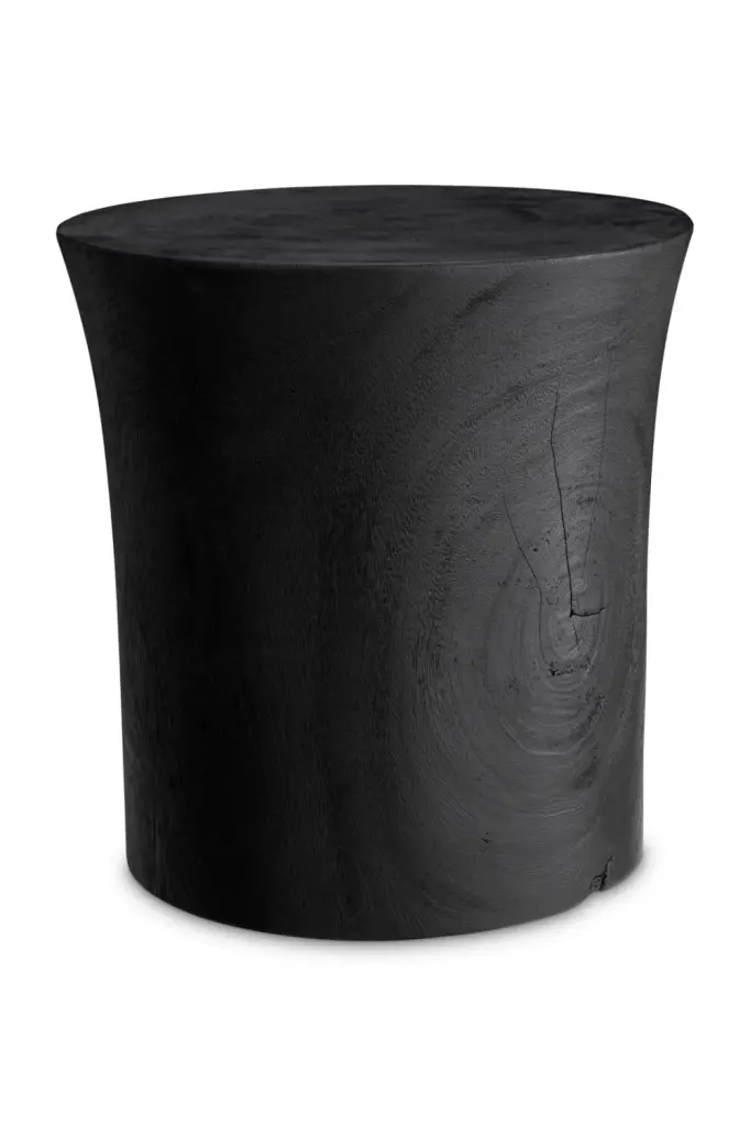 Black Suar Side Table Eichholtz Osias Unique Wooden Furniture