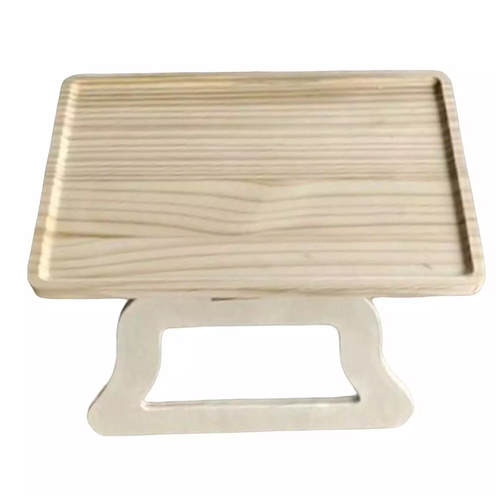 Wooden Sofa Armrest Clip Sofa Arm Table TV Table Portable Table Serving Tray Console Gazechimp