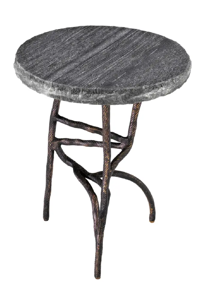 Marble Vintage Style Side Table Eichholtz Dreyfus Classic Home Decor