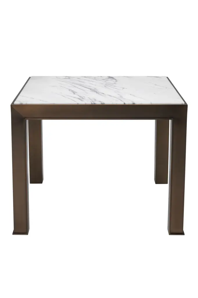 Square Marble Side Table Eichholtz Tardieu Elegant Home Decor