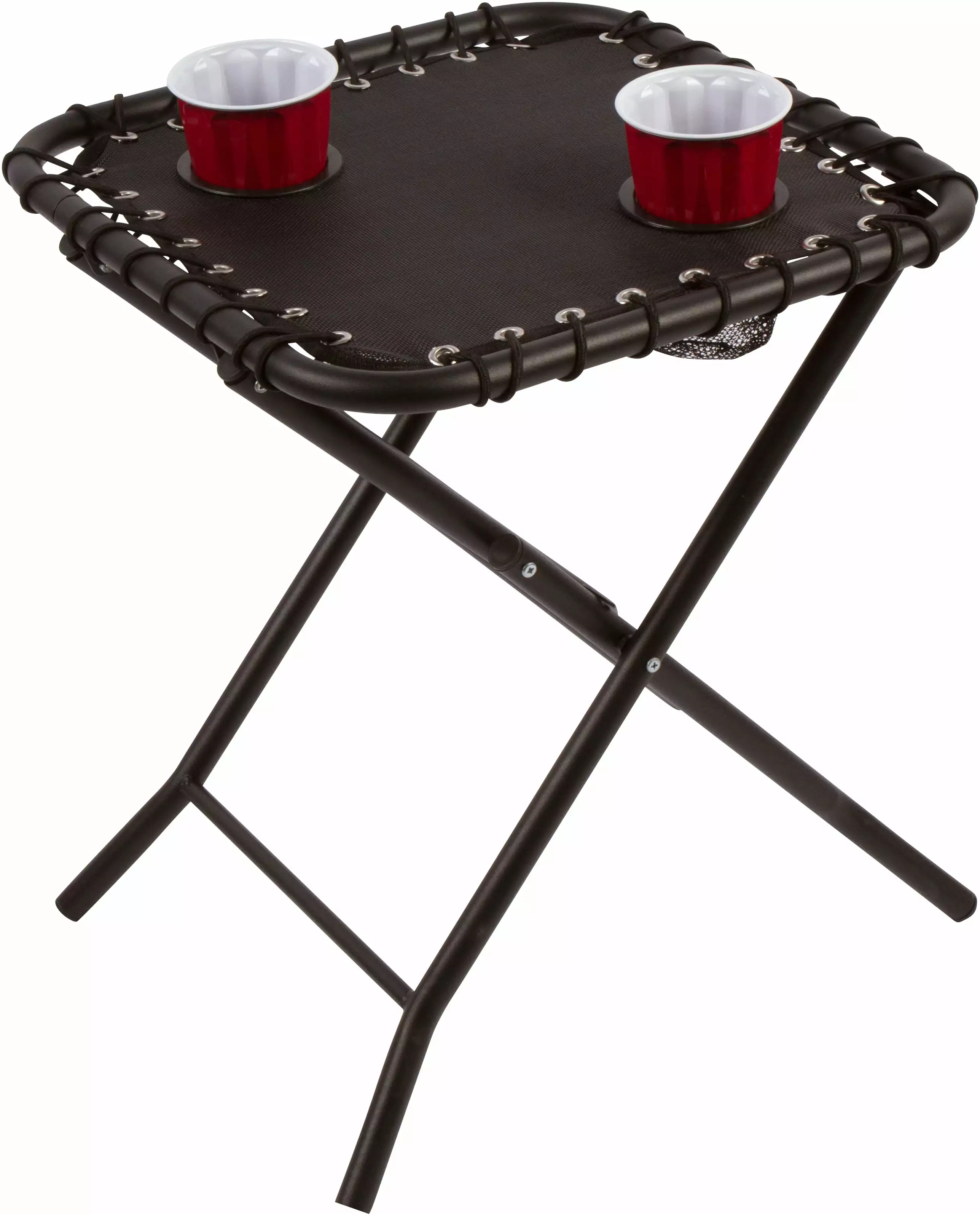 Trademark Innovations Portable Side Table 17.5 Black