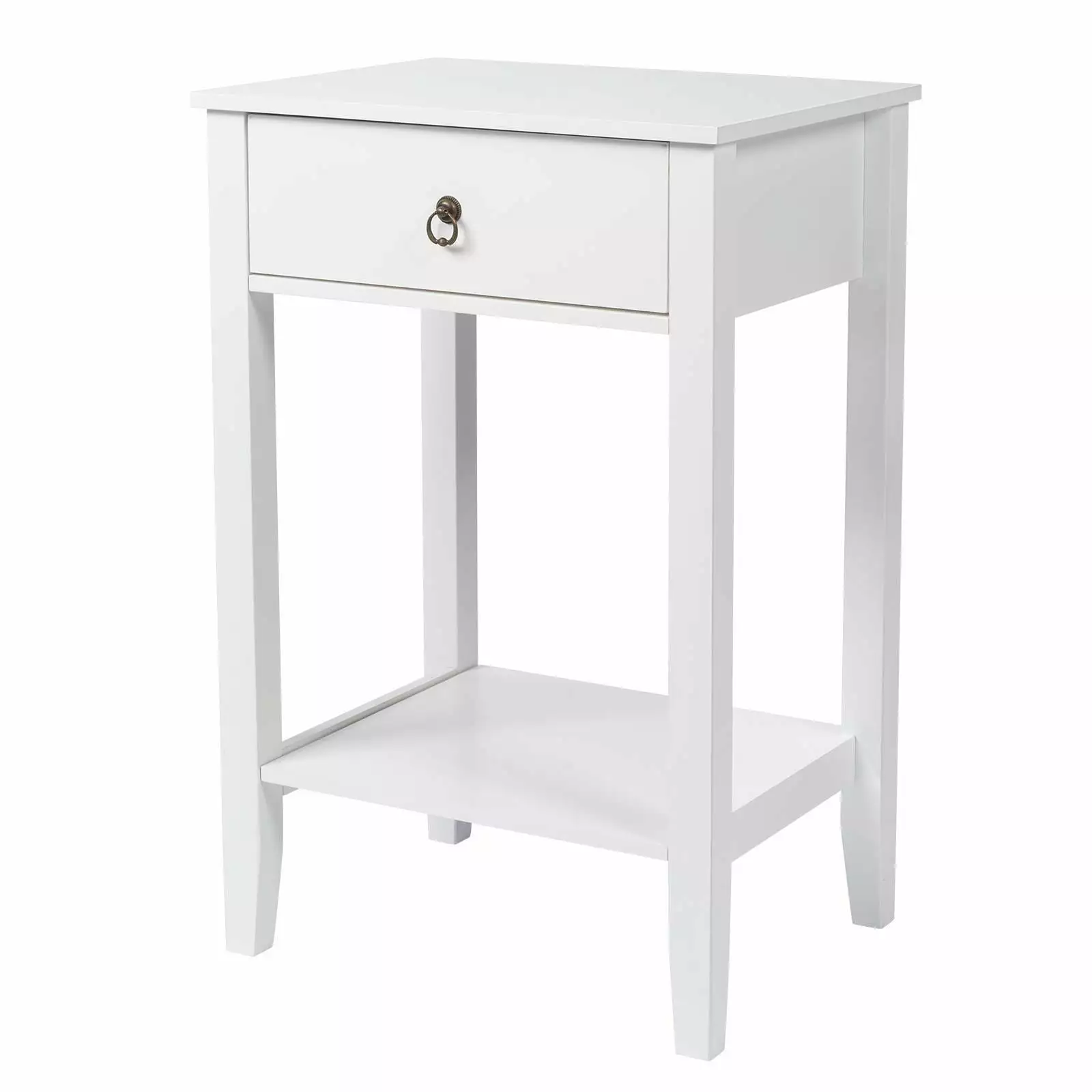 2 Tier Nightstand Sofa Side Table Coffee Table End Storage Living Room UNBRAND
