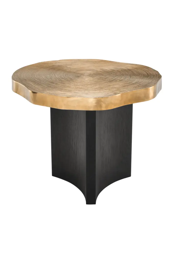 Wood Slice Side Table Eichholtz Thousand Oaks Natural